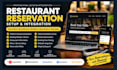 setup restaurant reservation with opentable sevenrooms resdiary quandoo website