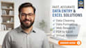 do data entry  copy pest excel data entry google sheets