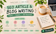write seo articles and blog posts