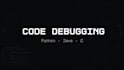 debug and fix your python, java or c code