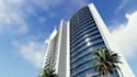 modern skyscraper designer, parametric tower building, tall glass, cgi rendering