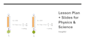 create a science lesson plan and slides