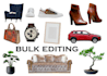 do bulk photo editing, amazon product editing and background removal within 2hr
