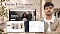 build a custom fashion ecommerce website with admin panel