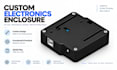 design a custom electronics enclosure using solidworks