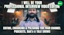 edit your professional podcast interview and talkshow