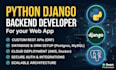 develop a secure python django backend for your web app