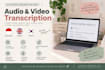 transcribe audio and video accurately