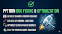fix python django fastapi bugs and optimize databases