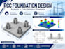 design rcc foundations with structural calculations and drawings
