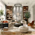 draw room interior sketches with watercolor rendering
