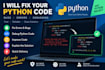 python bug fixing and debugging