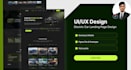 design electric car landing page, ev website UI in figma