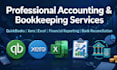 do bookkeeping,bank reconciliation in excel and quickbooks