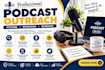 do targeted podcast guest booking and host outreach