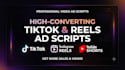 write high converting tiktok and reels ad scripts for your product