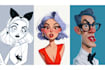draw cartoon avatar, cartoon character, caricature
