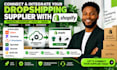 connect and integrate your dropshipping supplier with your shopify store, temu