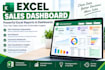 create a professional excel sales dashboard and report