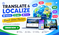 website, app, and game localization, translation, and SEO localization