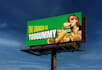 design billboards, a frame sign, roll up banners