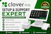 set up, build inventory, and configure your clover pos