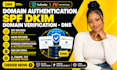 do godaddy namecheap domain authentification spf dkim domain verification dns