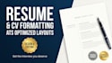 format design update and edit your resume and CV for ats
