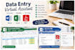do accurate data entry as your virtual assistant