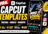 create editable and reusable custom capcut templates capcut video vlogs and song