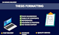 fix thesis page numbers table of contents and references