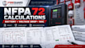 prepare nfpa 72 fire alarm battery and voltage drop calculations