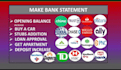 bank statement bank statement bank statement as you need