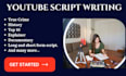 write engaging youtube video scripts with research and SEO