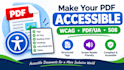 fix PDF accessibility and wcag issues