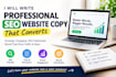 write professional seo website copy that coverts