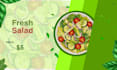 create a professional salad menu design