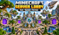 build minecraft server lobby hub spawn as a professsional minecraft builder