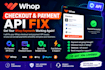 whop checkout payment fix api