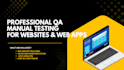 do professional QA manual testing and bug reporting for your website