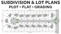 design subdivision, lot plan, plot plans, lot layouts, site grading, plat plan