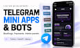 build a custom telegram mini app and bot with fastapi and nextjs