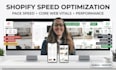 do shopify speed optimization, shopify website speed, shopify pagespeed score up