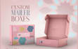 design box packaging, mailer box, subscription box and gift box with 3d