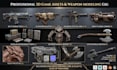 sculpt 3d cosplay weapons props 3d airsoft gun model accessory for 3d printing