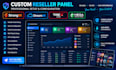 provide custom reseller panel, strong8k, dream4k, trex panel, mega, server panel