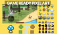 create pixel art tileset, sprites, sprite sheets and pixel art animation
