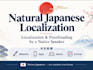 localize and proofread your content into natural japanese