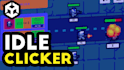 create 2d game, idle clicker game, top down game, multiplayer game in unity