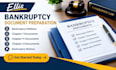 prepare bankruptcy petitions, chapter 7, chapter 11 and chapter 13 documents
